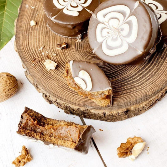 Alfajor Manjar Nuez - Adicción del Maipo - Bar de Chocolates - Cajon del Maipo