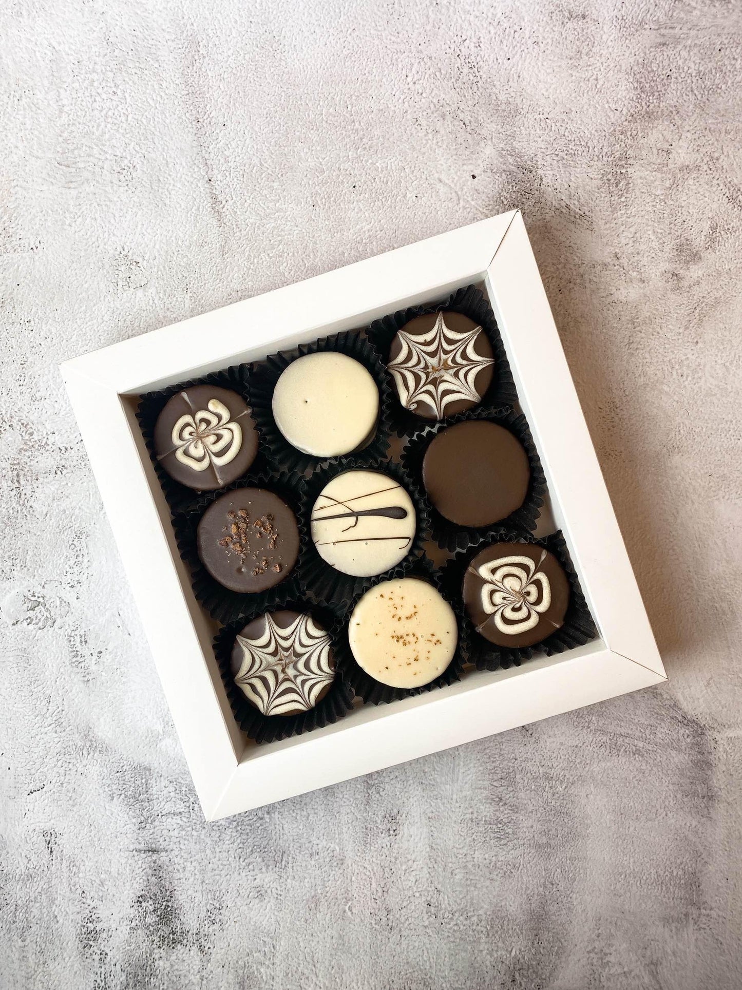 Caja de 9 Alfajores - Adicción del Maipo - Bar de Chocolates - Cajon del Maipo